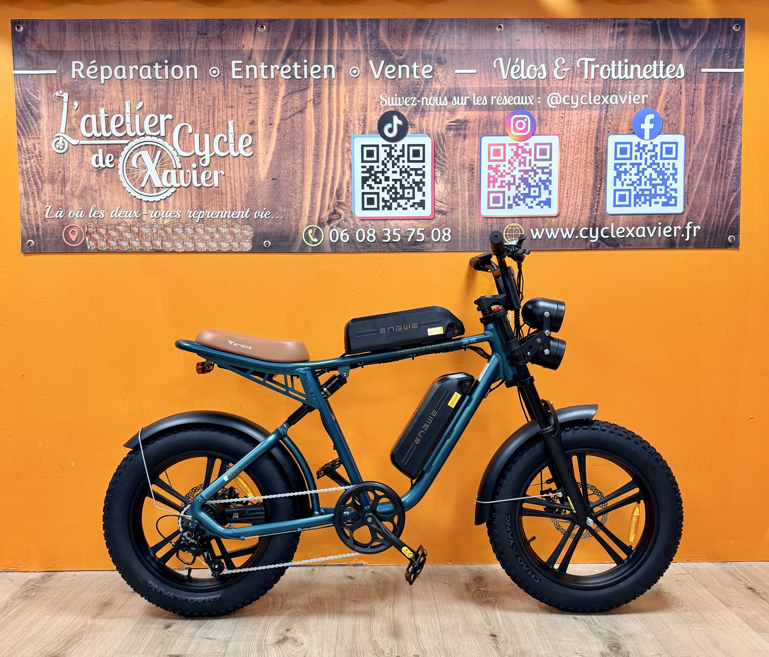 ENGWE M20 Double Batterie – Vélo électrique FATBIKE