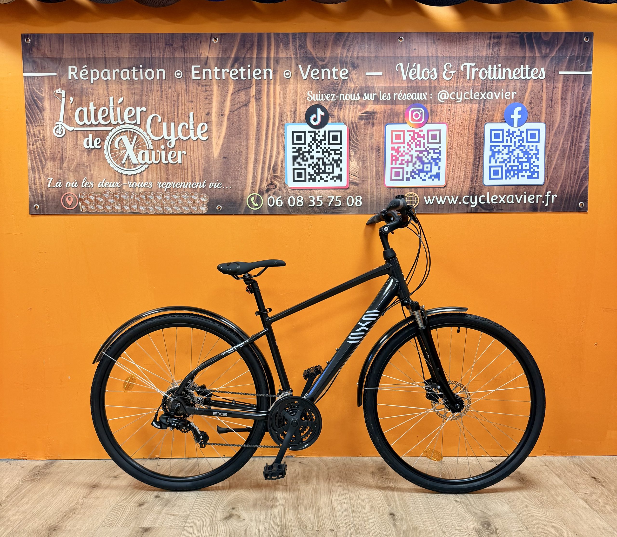 EXS Fit 250 D – Vélo de ville urbain mixte