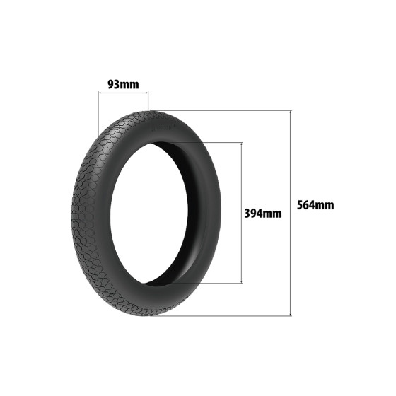 Mousse anticrevaison Fat Bike 20x4 – Protection pneu vélo électrique – Image 2
